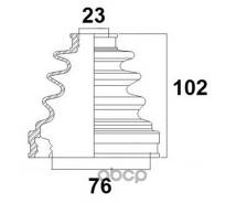 Пыльник привода Avantech BD0103 02-132(Maruichi) / FB-2150(OHNO) 04438-20140, 04438-20330, 04438-20361, 04438-20360, 04438-20060