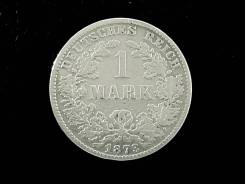 1 марка. Германская империя. 1873 D (Мюнхен). Серебро