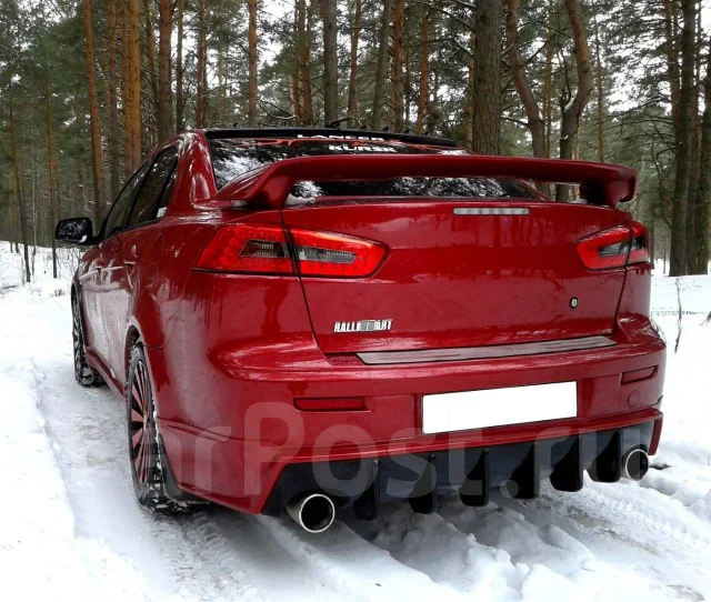 Бампер lancer x