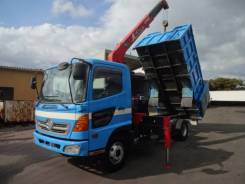 Hino Ranger. самосвал с краном, 6 400 куб. см., 5 000 кг., 4x2. Под заказ