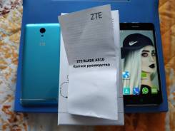 ZTE Blade A510. Б/у, 8 Гб, Серебристый