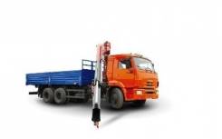 Fassi. Бортовой Камаз 65115 с манипулятором F245A.0.22, 10 850 куб. см., 9 000 кг., 6x4