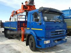 КамАЗ 65115-776058-42. КамАЗ 65115 с КМУ и буровой, 11 760 куб. см., 12 000 кг.