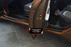 Накладка на порог. Kia cee'd sw. Под заказ