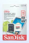 MicroSD. 16 Гб