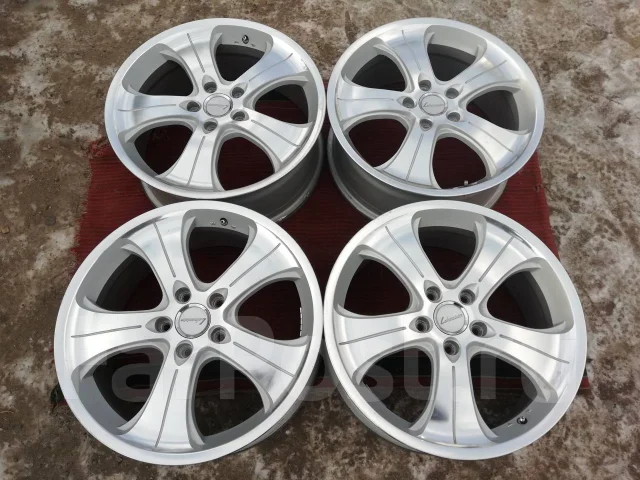 Красивые облегченные полированные диски R18. /Made in Japan /, Lenso ...