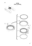 Опорно-поворотный механизм. Hyundai: R320LC-7, R200W-7, R290LC-7, R250LC-7, R210LC-7, R450LC-7, R360LC-7, R170W-7. Под заказ