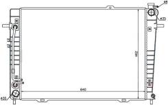 Радиатор охлаждения двигателя. Hyundai Tucson Kia Sportage Двигатель D4BB
