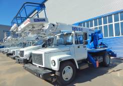 Випо-18. Автогидроподъемник ВИПО-18-01 на шасси ГАЗ-33098 (4х2)(5м. каб) стрела, 18,00 м.