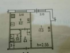 1-комнатная, улица Уборевича 70. Краснофлотский, частное лицо, 35 кв. м.