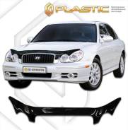 Дефлектор капота. Hyundai Sonata, EF Двигатели: D4BB, D4EA, G4BS, G4GB, G4GC, G4JN, G4JP, G4JS, G4KA, G4KC, G4KD, G4KE, G6BA, G6BV, G6DB
