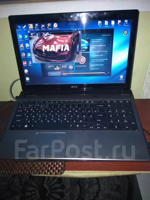 Acer Aspire 5750G. 15.6", 2,3����, ��� 4 ��, ���� 450���, WiFi: 1, Bluetooth: 1, ����������� �� 1��. ����