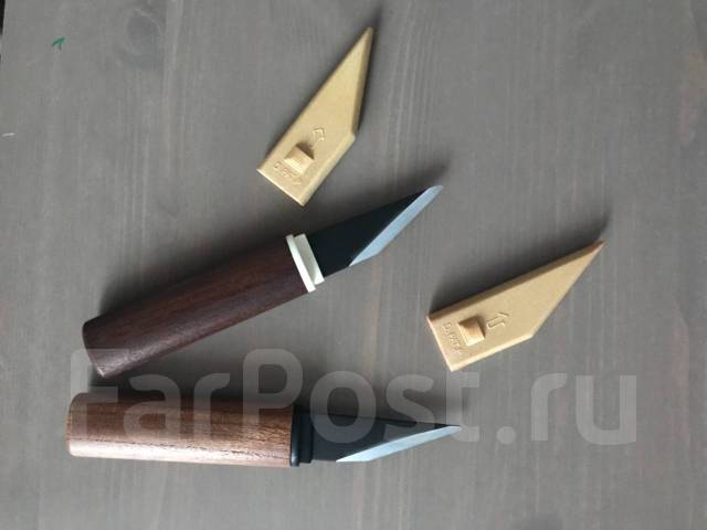 Японский Ремесленный нож Yoshiharu/Kiridashi для резьбы по дереву 6.2 ...
