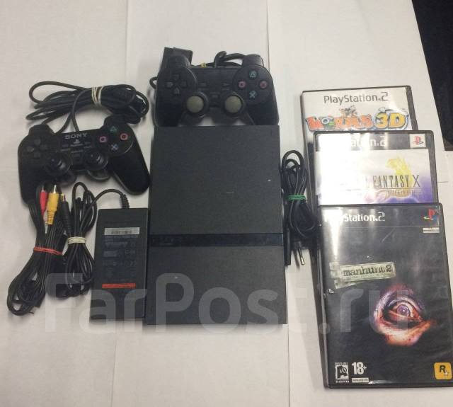 Игровая приставка Sony Playstation2, б/у, в наличии во Владивостоке