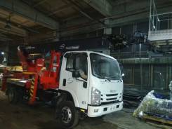 Novas. Автовышка SJ28 (28м) на Isuzu 75 4x4, 5 193 куб. см., 28,00 м.
