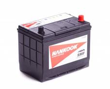 Аккумулятор Hankook SMF 90D26L+нижнее крепление, 72Ah оп 4400 на обмен в Новосибирске Hankook. 72 А.ч., Обратная (левое), производство Корея