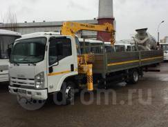 Soosan SCS334. КМУ Isuzu NPR75LM-503 (Евро-5) + КМУ Std, борт алюминий, 5 193 куб. см., 4 715 кг., 4x2