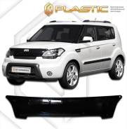 Дефлектор капота Kia Soul 2008-2011 (Мухобойка) в Красноярске Дефлектор капота. Kia Soul, AM D4FB, G4FC