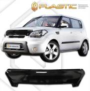 Дефлектор капота Kia Soul 2012-2014 (Мухобойка) в Красноярске Дефлектор капота. Kia Soul, AM D4FB, G4FC