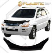 Дефлектор капота. Kia Sportage, JE, KM Двигатели: D4EA, G4GC, G6BA