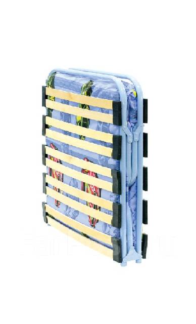 Раскладушка детская (раскладная кровать на ламелях с матрасом) - Мебель ...