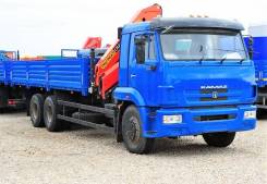 Palfinger PK 10000 Perfomance. Бортовой КамАЗ 65115-3052 с КМУ Palfinger PK 10000(5т), 15 500 кг., 6x4