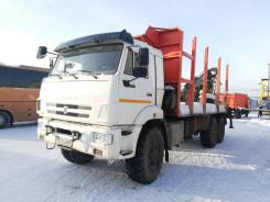 Майкопский машиностроительный завод Майман-100S. Сортиментовоз Камаз 43118-3027-50 с КМУ Майман 100 S б/у 2018 г., 12 000 куб. см., 6x6
