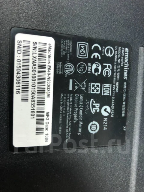 eMachines E640 ����