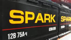 Аккумуляторная батарея 75 Ач Spark п/п, о/п, цена на обмен 3400 рублей в Новосибирске Spark. 75 А.ч., Обратная (левое), производство Россия