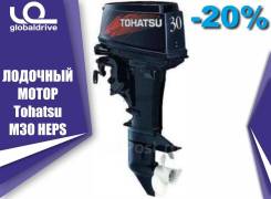 Tohatsu. 30,00 л.с., 2-тактный, бензиновый, нога S (381 мм), 2019 год