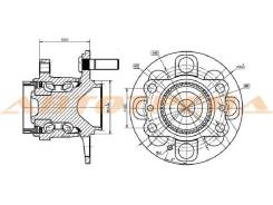 Ступичный узел HYUNDAI ACCENT, HYUNDAI SOLARIS, HYUNDAI SOLARIS/ACCENT/VERNA 11-, KIA MORNING 11-, KIA PICANTO, KIA PICANTO 11-, KIA RIO, KIA RIO 11...