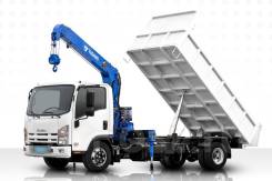 Isuzu Elf. Самосвал Isuzu ELF c КМУ URV 374, 5 193 куб. см., 4x2. Под заказ