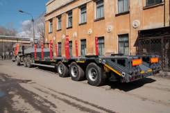 Чмзап 99064. Полуприцеп-тяжеловоз (трал) среднерамный Чмзап-9906.4-081, 37 500 кг.