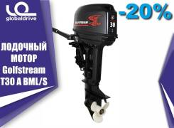 2-х тактный лодочный мотор Golfstream Т30 A BМL/S Гарантия 5 лет в Анадыре Golfstream. 30,00 л.с., 2-тактный, бензиновый, нога S (381 мм), 2019 год. Под заказ
