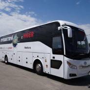 Higer KLQ6128K. Higer KLQ 6128LQ, 53 мест (куллер, холодильник), ровный пол, 53 места, В кредит, лизинг