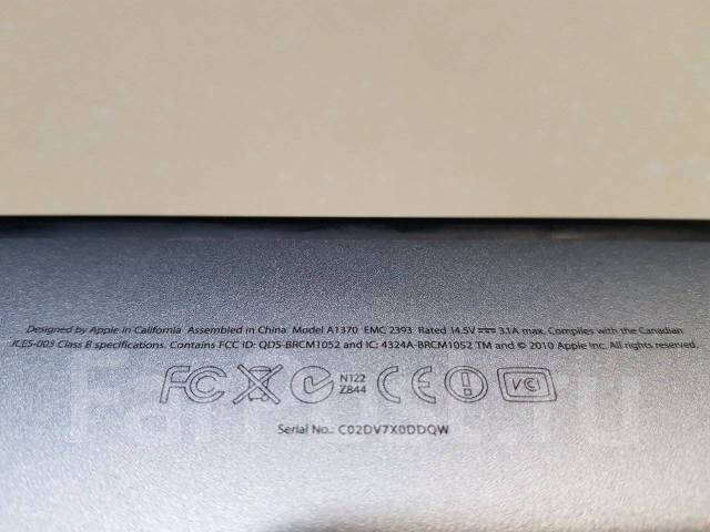 Apple MacBook Air 11. 11", WiFi: 1, Bluetooth: 1 ����