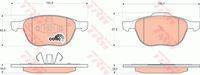 Колодки передние FORD FOCUS II-III, MAZDA 3 (BK, BL) GDB1583 trw GDB1583 в наличии