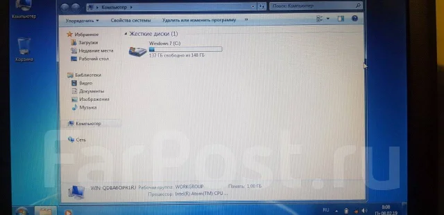 Asus Eee PC 900AX. 8.9", ��� 1024 ��, ���� 120���, WiFi: 1, Bluetooth: 1, ����������� �� 3��. ����