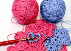 Узор Прочные столбики - Crochet pattern solid bars