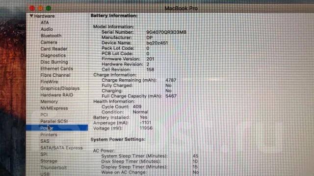 Apple MacBook Pro 13 2010 Mid. 13.3", 2,4����, ��� 8 ��, ���� 320���, WiFi: 1, Bluetooth: 1, ����������� �� 3��. ����