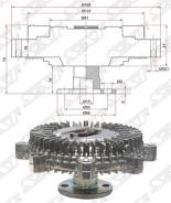 Вискомуфта SUZUKI ESCUDO/VITARA J20A/H25A