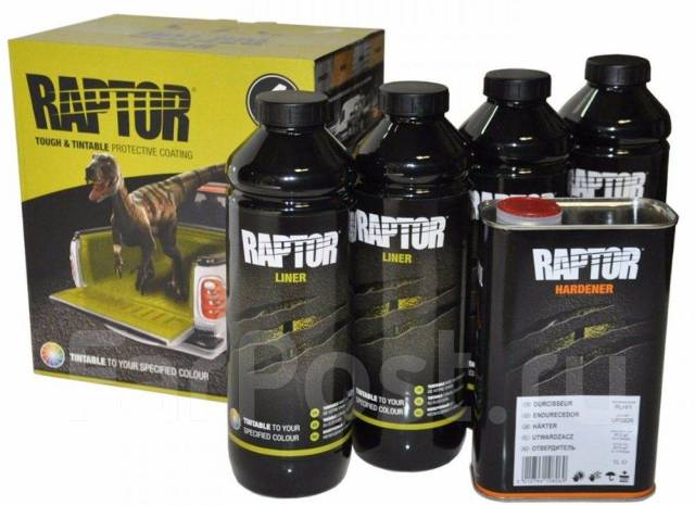 Защитное покрытие Raptor U-POL антигравий Комплект - Автохимия и ...