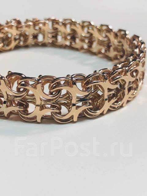 Золотой браслет рамзес 56,28 гр (полновесный) под заказ, мужчине, новый. Цена: 253 260₽ во Владивостоке