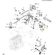 Трубка Клапана ЕГР НА Дроссельную Заслонку Winstorm Z20S | GM (4805241) 96440395 в Новосибирске ТРУБКА КЛАПАНА ЕГР НА ДРОССЕЛЬНУЮ ЗАСЛОНКУ WINSTORM Z20S | GM (4805241) 96440395
