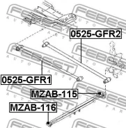 ����������� ������ ���������� ���� | ��� ����/��� | Febest MZAB115 MZAB115 ����