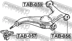 ����������� ������� ������ | ��� ����/��� | Febest TAB057 TAB057 ����