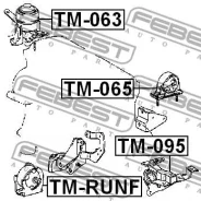 ������� ��������� | ����� ����/��� | Febest Tmrunf ME1199, FM4383, GRM14328, 1236121020, 1236128200, MI21058, 0112NZE121F, FEM0191, RU2179, T09Z12FAZ...