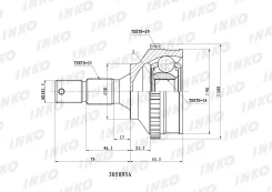 ���� ������� 25/34 ABS 29 | ����� ����/��� | INKO 305095A 305095A ����