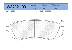 ������� ��������� �������� ������ ��� Toyota LAND Cruiser, Lexus LX, Lexus RX 300 Jeenice WS2021.00 WS202100 ����