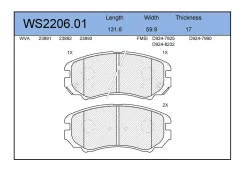 ������� ��������� �������� �������� ��� Hyundai Elantra, Hyundai Tucson, KIA Sportage jeenice ws220601 WS220601 ����